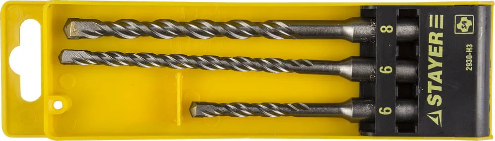 Набор буров SDS-plus (3шт) 5-8мм STAYER 2930-H3