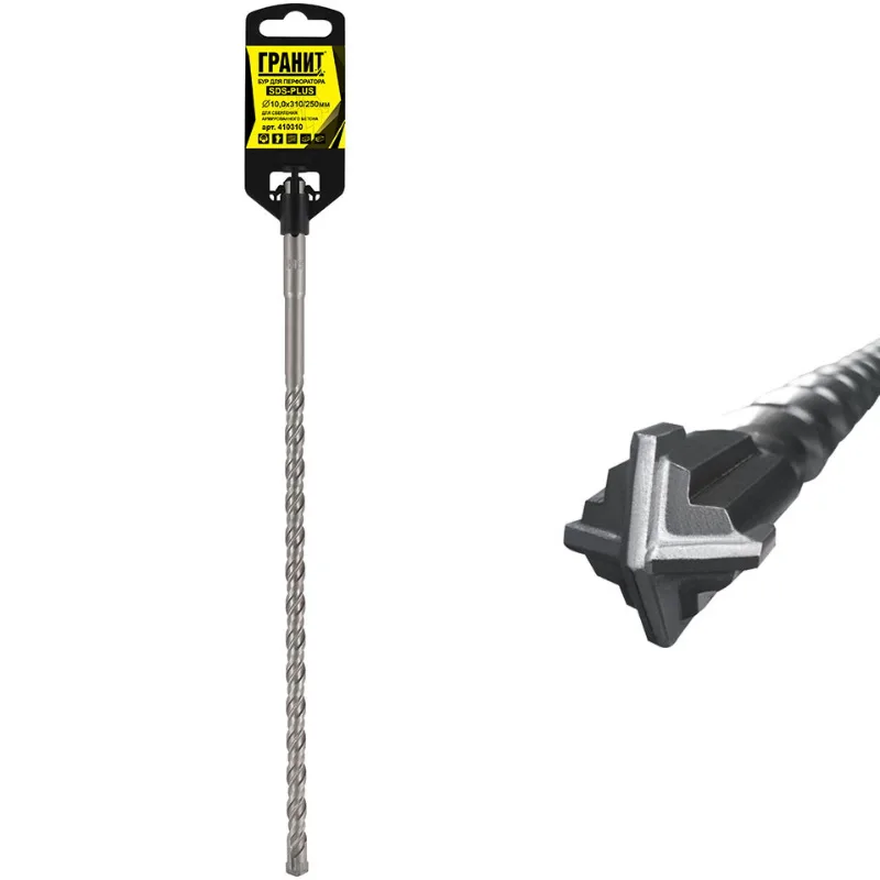 БУР SDS-PLUS ГРАНИТ 10*310/250 410310