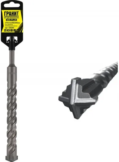 Бур SDS-PLUS ГРАНИТ 25*250/200 425250