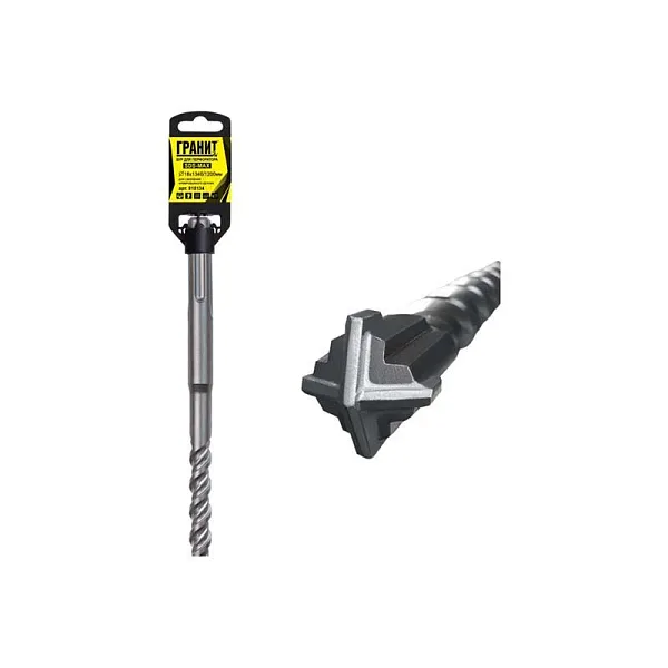 Бур SDS-MAX ГРАНИТ 18*1340/1200 Quardro-Х 818134