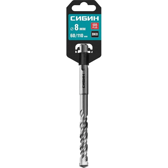 Бур по бет 8*110мм SDS plus СИБИН 29312-110-08