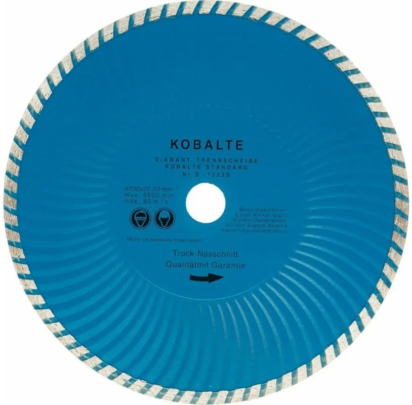 Диск алмазный 230*22мм турбо-волна Kobalt 106AG-K23022TB