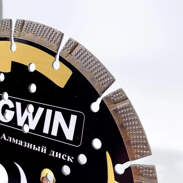 Диск алмазн "TORGWIN" турбо-волна защитный сегмент HOT PRESS 230*8*22.23 T242905