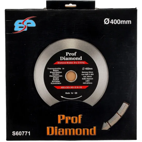 Дисл алмазный 400*32мм сегмент Prof Diamond S60771