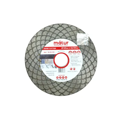 Диск алмазный 125*1,6*25*22мм сплошной для заусовки Edge Cutter MATUR 18-16-125