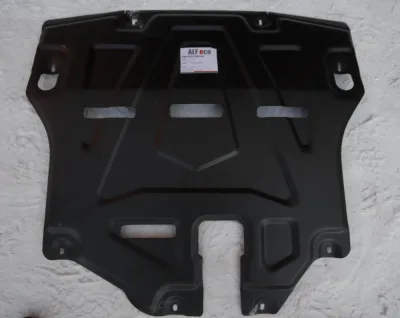 ALF1037st Защита картера и КПП Hyundai Tucson V-все (2015-2021)/Kia Sportage (2015-) V-все штамповка (сталь 2 мм) Альфеко