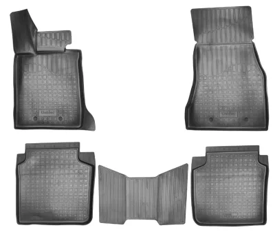 Коврики в салон полиуретан для БМВ 7 G12 Long (п/у) (2015-) 3D