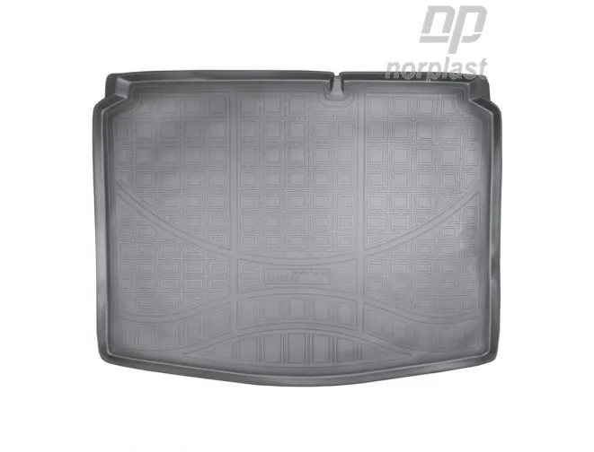 Коврик в багажник полиэтилен Citroen C4 HB (2011-) NorPlast