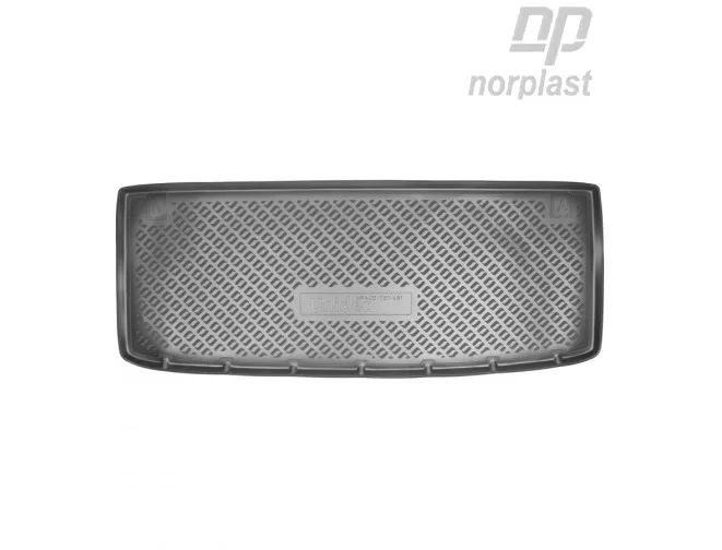 Коврик в багажник полиэтилен Nissan Patrol (2010) 7 мест NorPlast