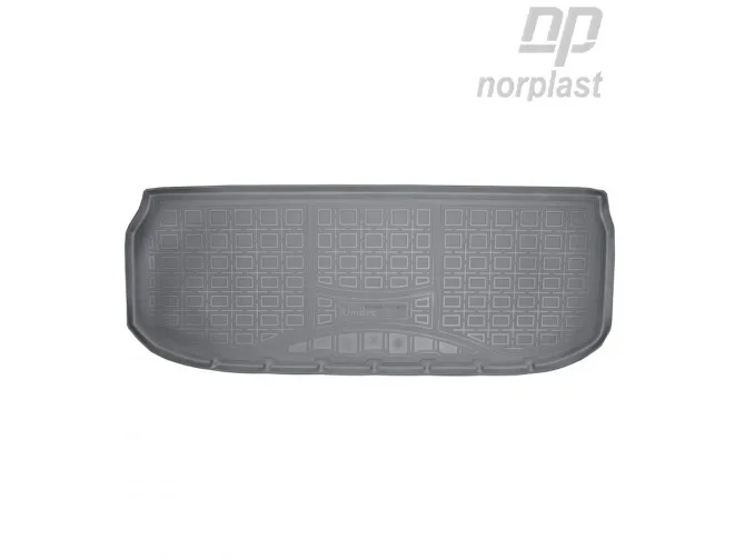 Коврик в багажник полиэтилен Infiniti JX (2012)/QX60 (2013) разложенный 3 ряд NorPlast