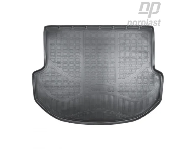 Коврик в багажник полиэтилен Hyundai Santa Fe (2013-) 5 мест NorPlast