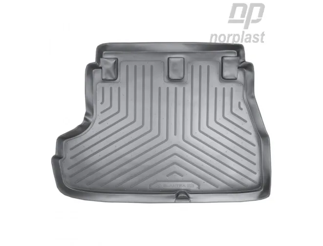 Коврик в багажник полиэтилен Hyundai Elantra Hb (2001-2006) NorPlast