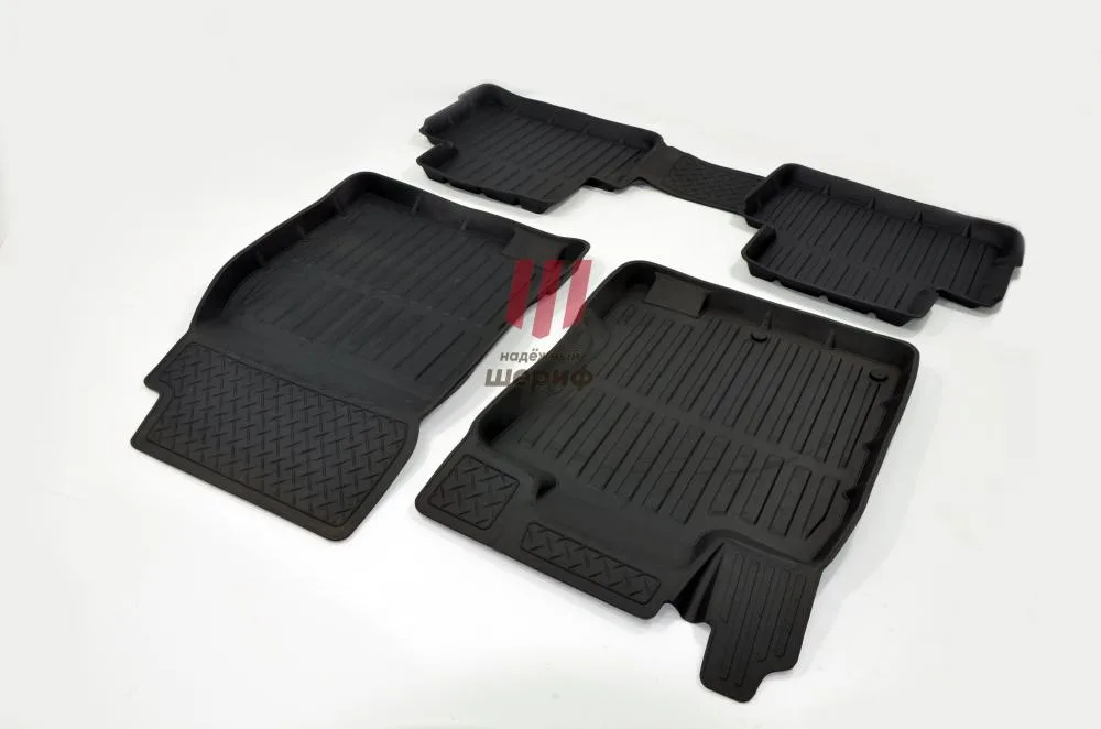 Ковры салонные Nissan Qashgai (2013-) (Саранск) ПРЕМИУМ
