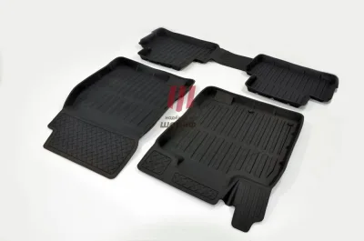 Ковры салонные Nissan Qashgai (2013-) (Саранск) ПРЕМИУМ