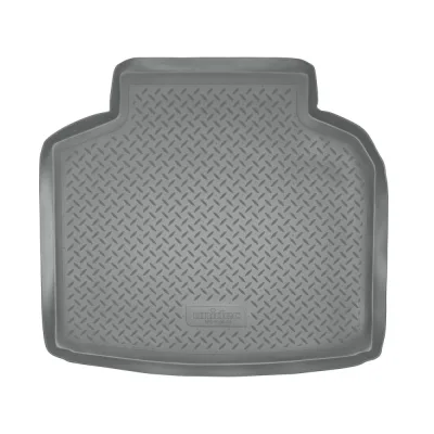 Коврик в багажник полиуретан Тойота Авенсис (п/у) (2003-2009) СЕРЫЙ NorPlast