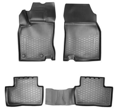 Коврики в салон полиуретан для Renault Kadjar 3D (2015) п/у