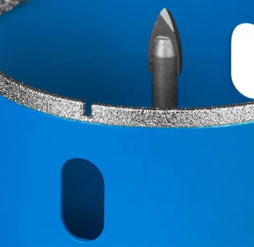 Коронка алмаз ЗУБР Профи по кафелю и стеклу d-68мм Р60 29850-68