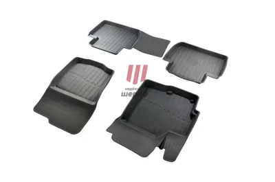 Ковры салонные Mitsubishi Outlander (07-) ,(12-),(15-)/Peugeot 4007 /Citroen C-Crosser ПРЕМИУМ (Саранск)