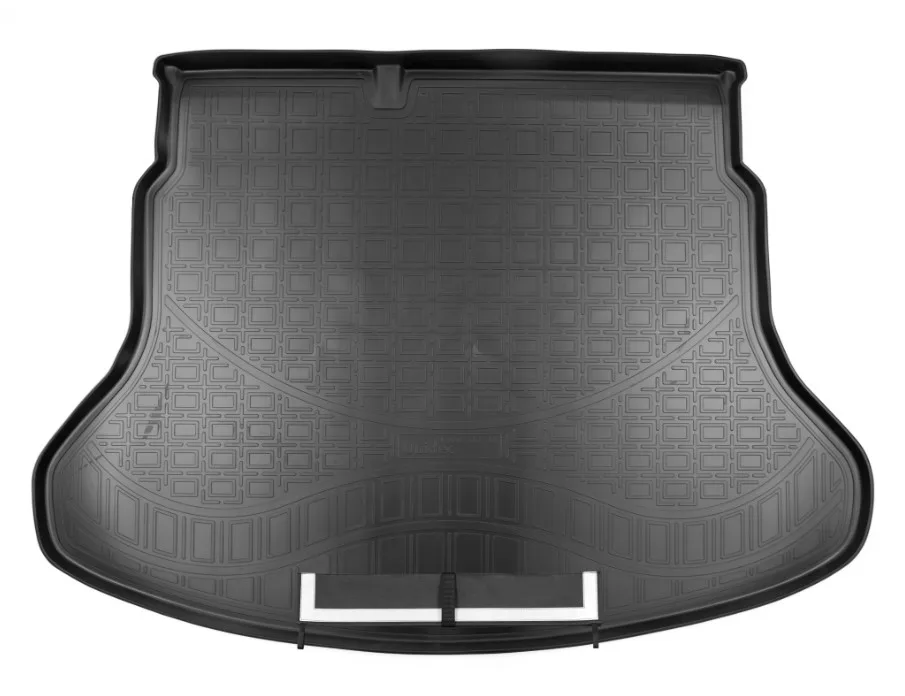 Коврик в багажник полиуретан с фартуком для Kia Rio (FB) SD (2017) NorPlast