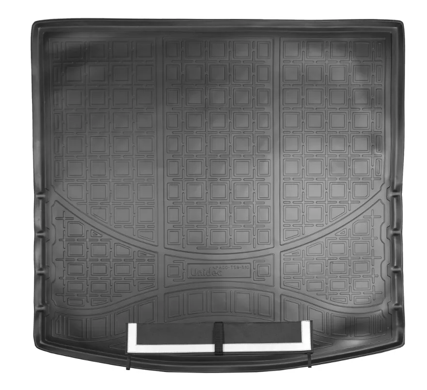 Коврик в багажник полиуретан с фартуком для Mitsubishi Outlander (2012) NorPlast