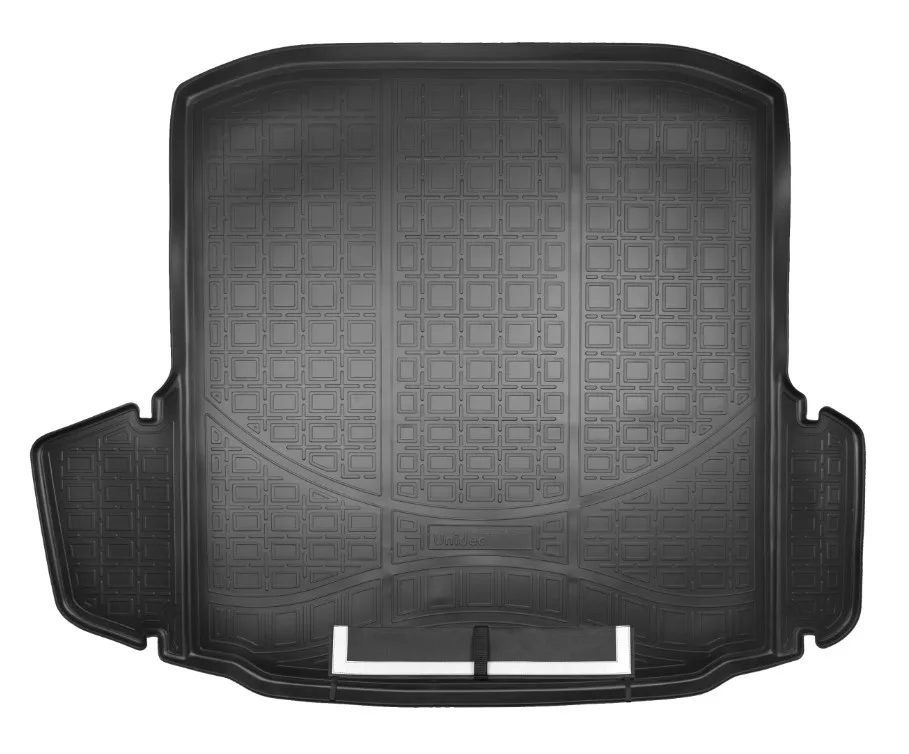 Коврик в багажник полиуретан с фартуком для Skoda Octavia III (A7) (HB) (2013) NorPlast