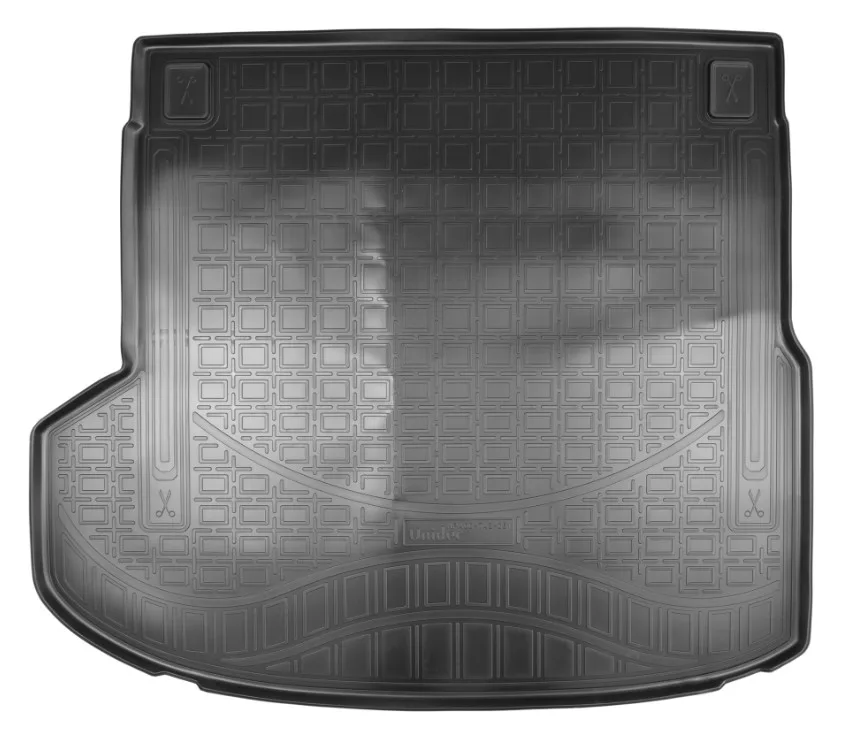 Коврик в багажник полиуретан Kia Pro Ceed SB(CD) (2019) (с рельсами) NorPlast