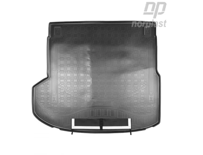 Коврик в багажник полиэтилен Kia Pro Ceed SB(CD) (2019) (с рельсами) NorPlast