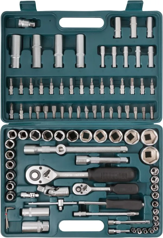 Набор инструментов для авто (94шт) CrV 1/2"+1/4" FIT 65214