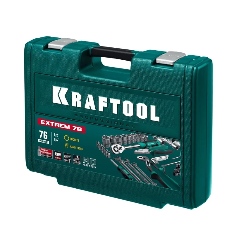 Набор универсал инструм KRAFTOOL EXTREM-76 76пр 27889-H76