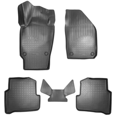 Коврики в салон полиуретан для Skoda Fabia III (NJ) 3D (2014)