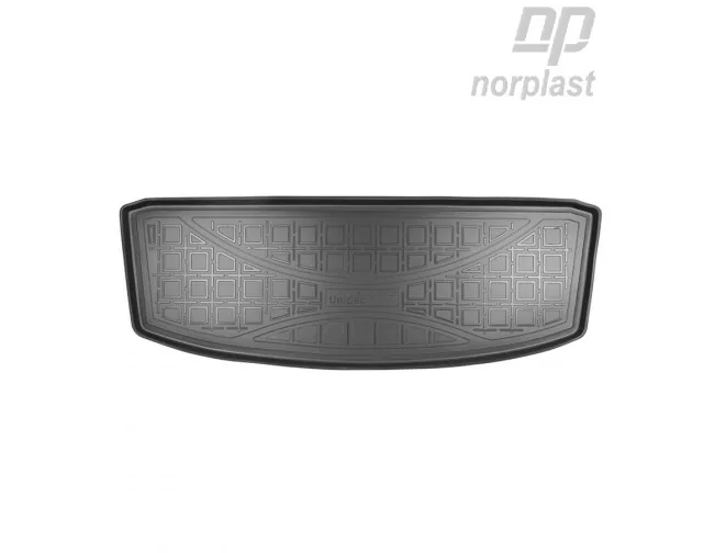 Коврик в багажник полиэтилен Donfeng 580 (2017) (разложенный 3 ряд) NorPlast