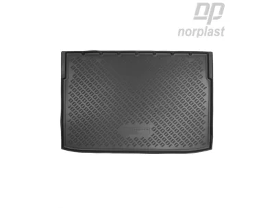 Коврик в багажник полиэтилен Opel Crossland X (2017) (на верхнюю полку) NorPlast