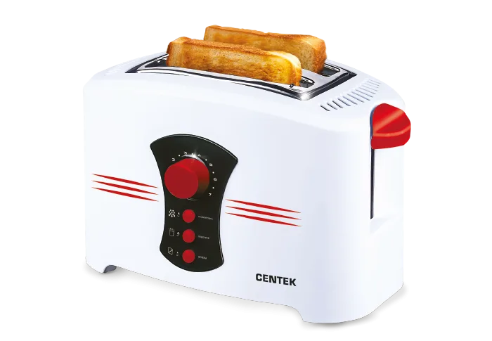 Тостер Centek CT-1426 (бел) 800 Вт,