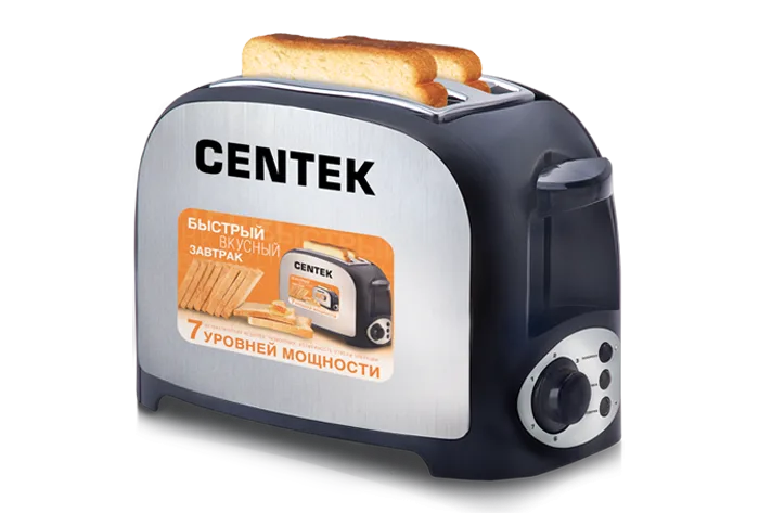 Тостер Centek CT-1421 (черный) 750 Вт