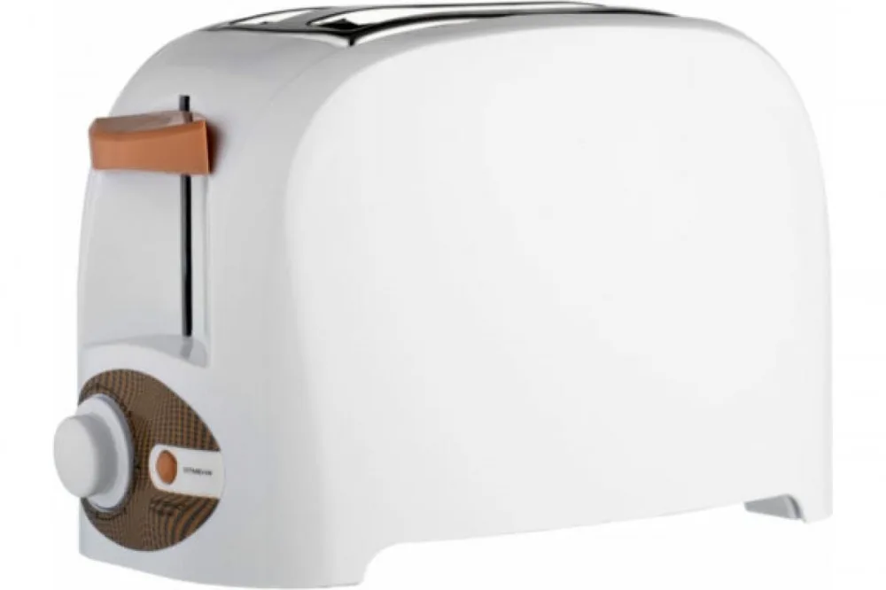 Тостер Centek CT-1420 (белый) 750 Вт, 7 уровней мощности, теплоизолированный корпус, функция отмены
