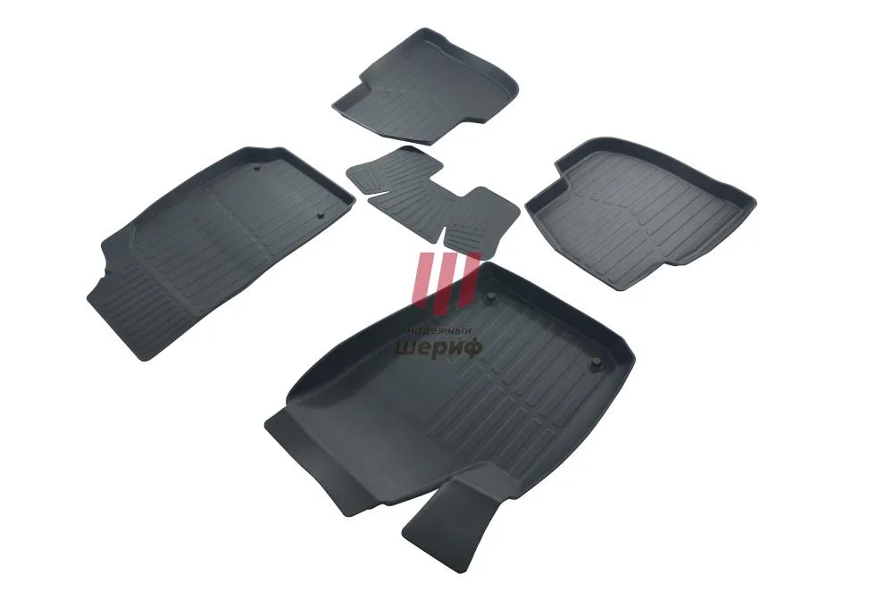 Ковры салонные VW Polo SD (2009-) 3D Lux (Саранск)