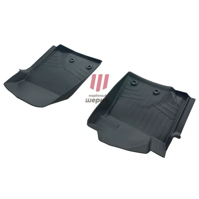 Ковры салонные передние 3D LUX для Toyota LC200 (2012-2021) (Саранск)