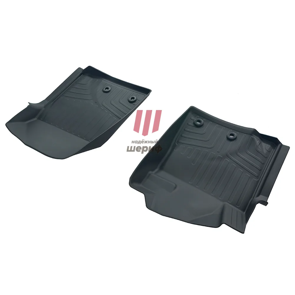 Ковры салонные передние 3D LUX для Toyota Prado 150 (2009-)/Lexus GX (2009-) (Саранск)