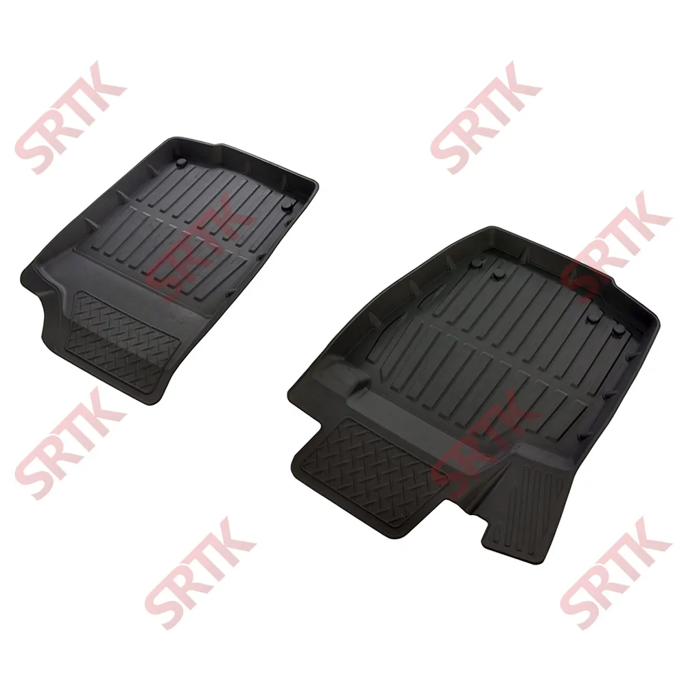 Ковры салонные передние 3D STANDART для Skoda Rapid (2012-) (Саранск) (низкий борт)
