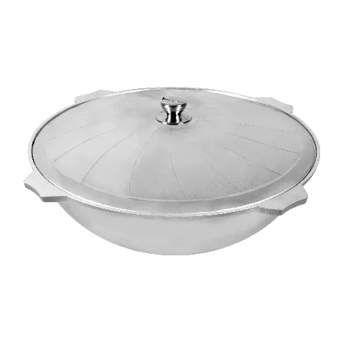 Казан для плова 13 литров, литой алюминиевый с алюминиевой крышкой 513200