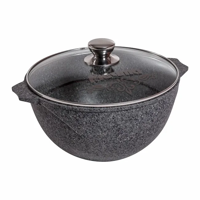 Казан для плова 7л АП "Premium" (grey).арт. 57901