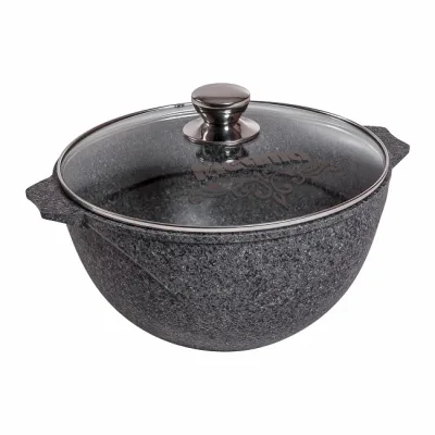Казан для плова 7л АП "Premium" (grey).арт. 57901