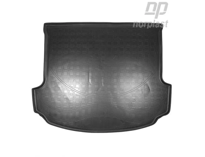 Коврик в багажник полиэтилен Acura MDX (2006-2013) сложенный 3 ряд NorPlast