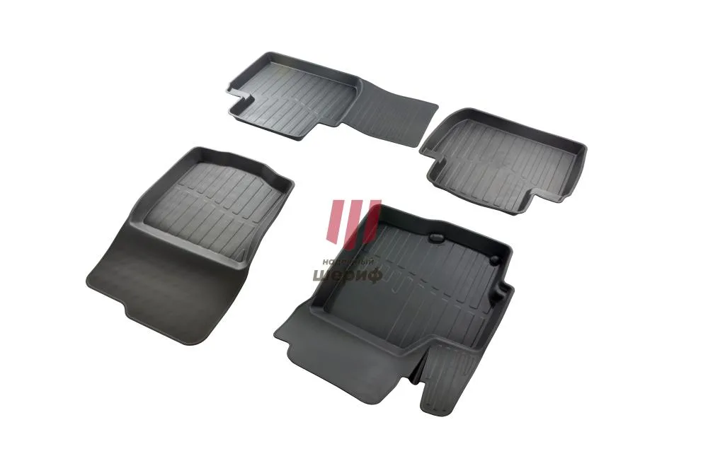 Ковры салонные Mitsubishi Outlander (07-) ,(12-),(15-)/Peugeot 4007 /Citroen C-Crosser 3D Lux (Саранск)