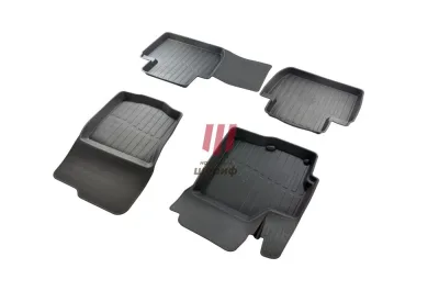 Ковры салонные Mitsubishi Outlander (07-) ,(12-),(15-)/Peugeot 4007 /Citroen C-Crosser 3D Lux (Саранск)