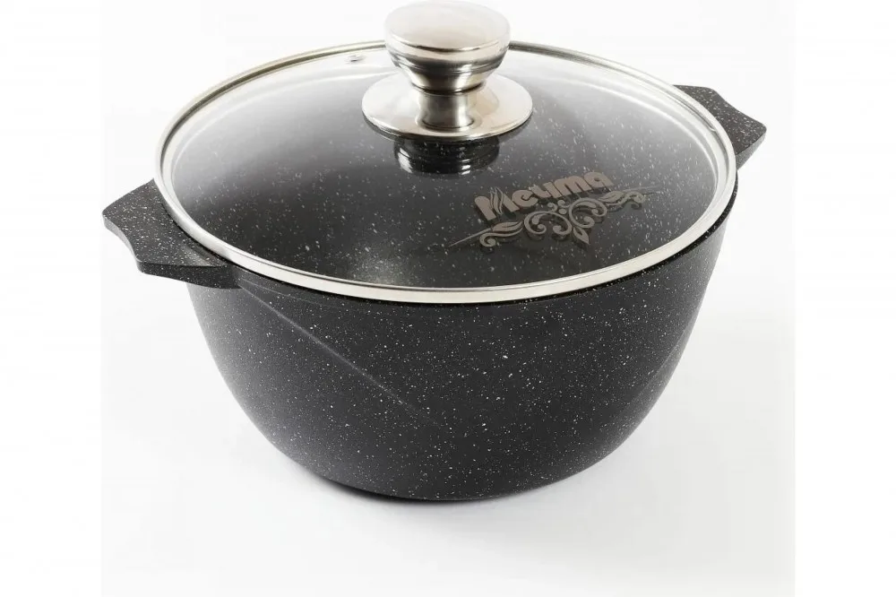 Кастрюля индукционная 4л АП Гранит black Induction Pro,арт. 44802И