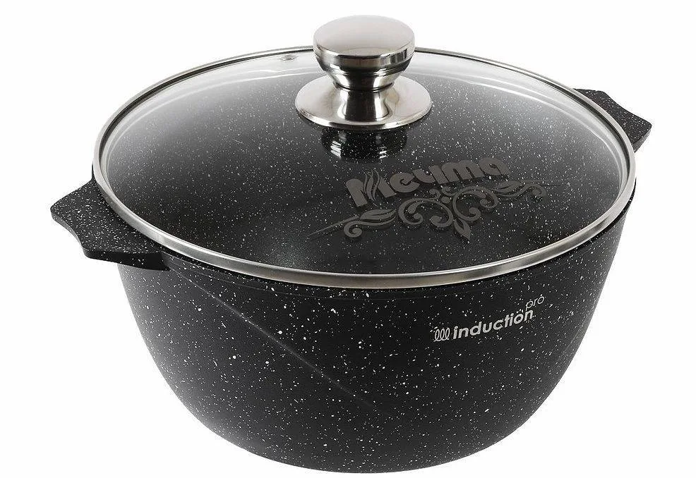 Кастрюля индукционная 5л АП Гранит black Induction Pro.арт. 45802И