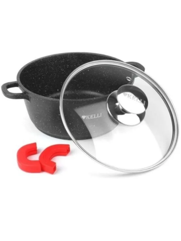 Кастрюля с мраморным покрытием 4,5л Kelli KL-4092-24