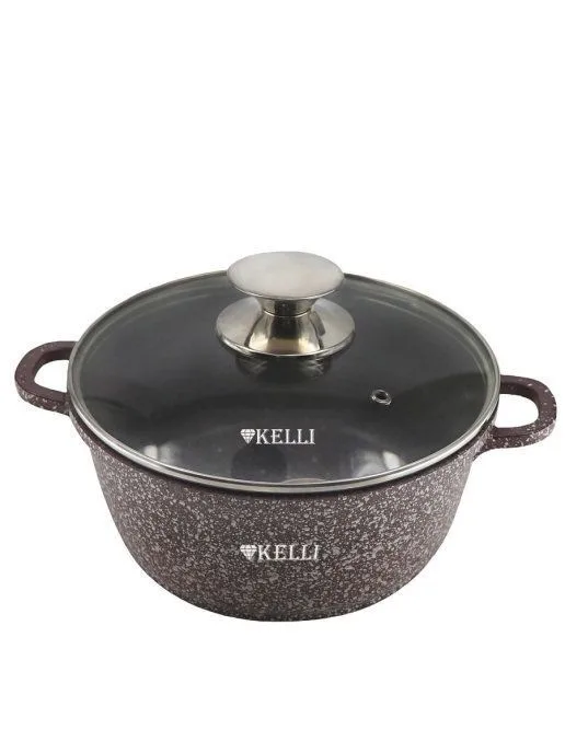 Кастрюля с гранитным покрытием 4,5л Kelli KL-4091-24