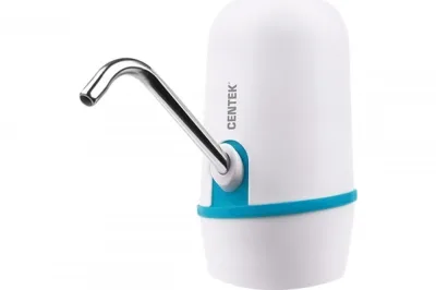 Помпа электрическая Centek CT-3002 White  8Вт, 2 насоса, Li 1200 мАч, USB зарядка, LED